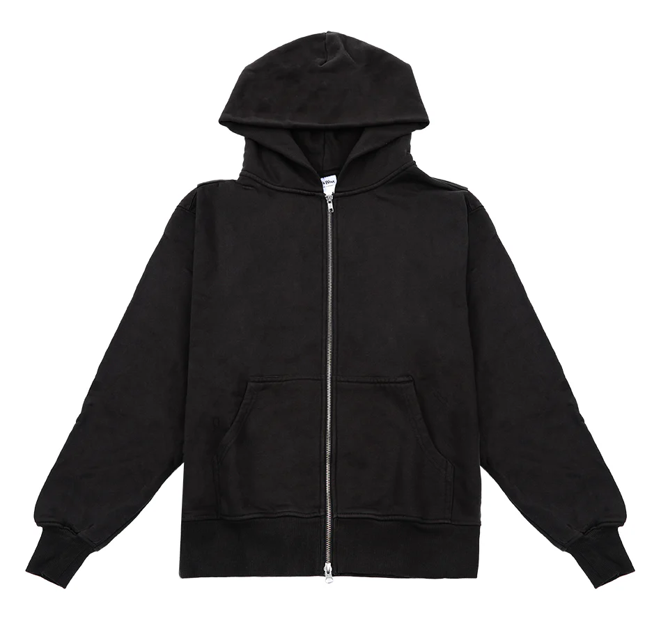 12.0oz Double Zip Garment Dye Hoodie - Image 18