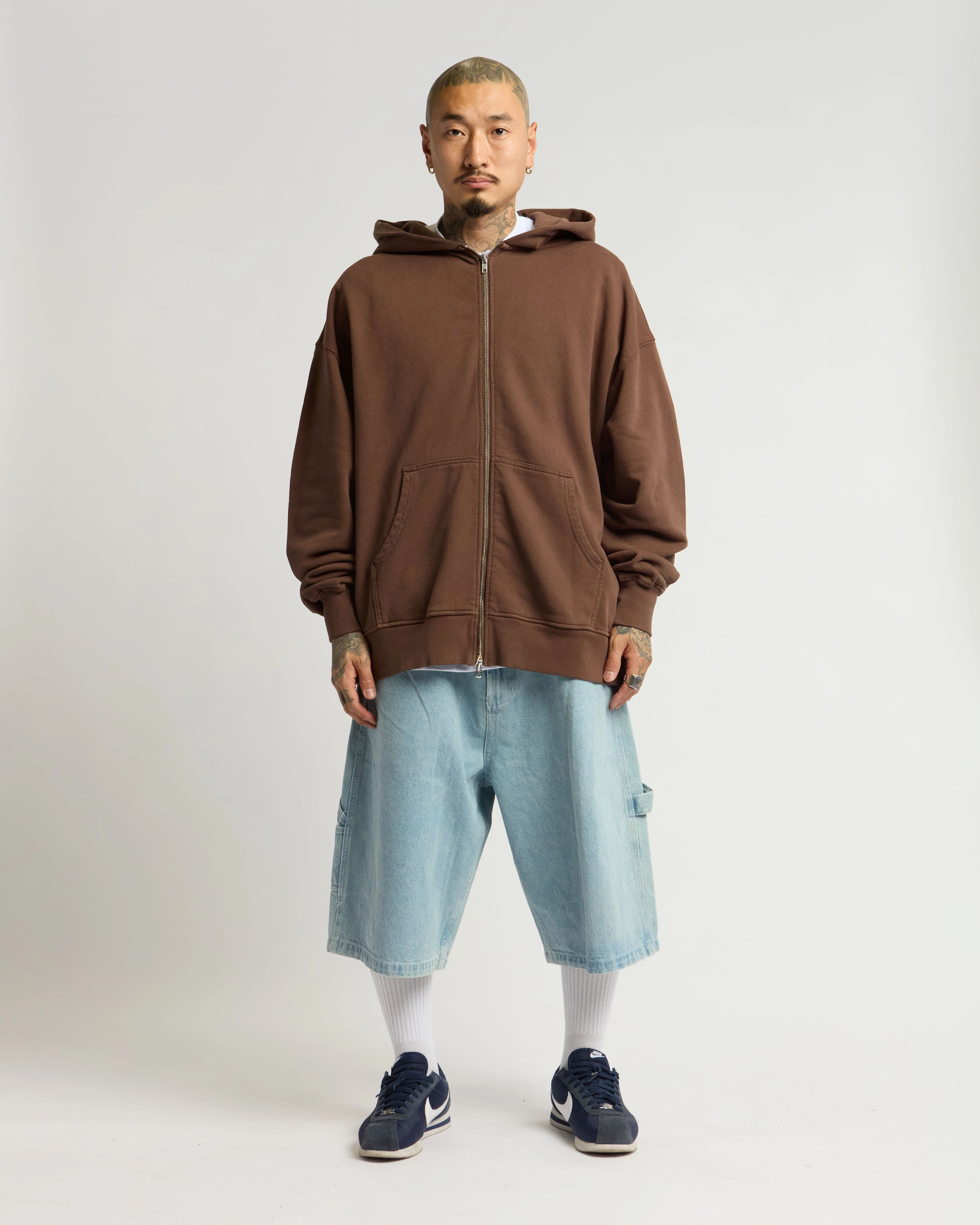 12.0oz Double Zip Garment Dye Hoodie - Image 17