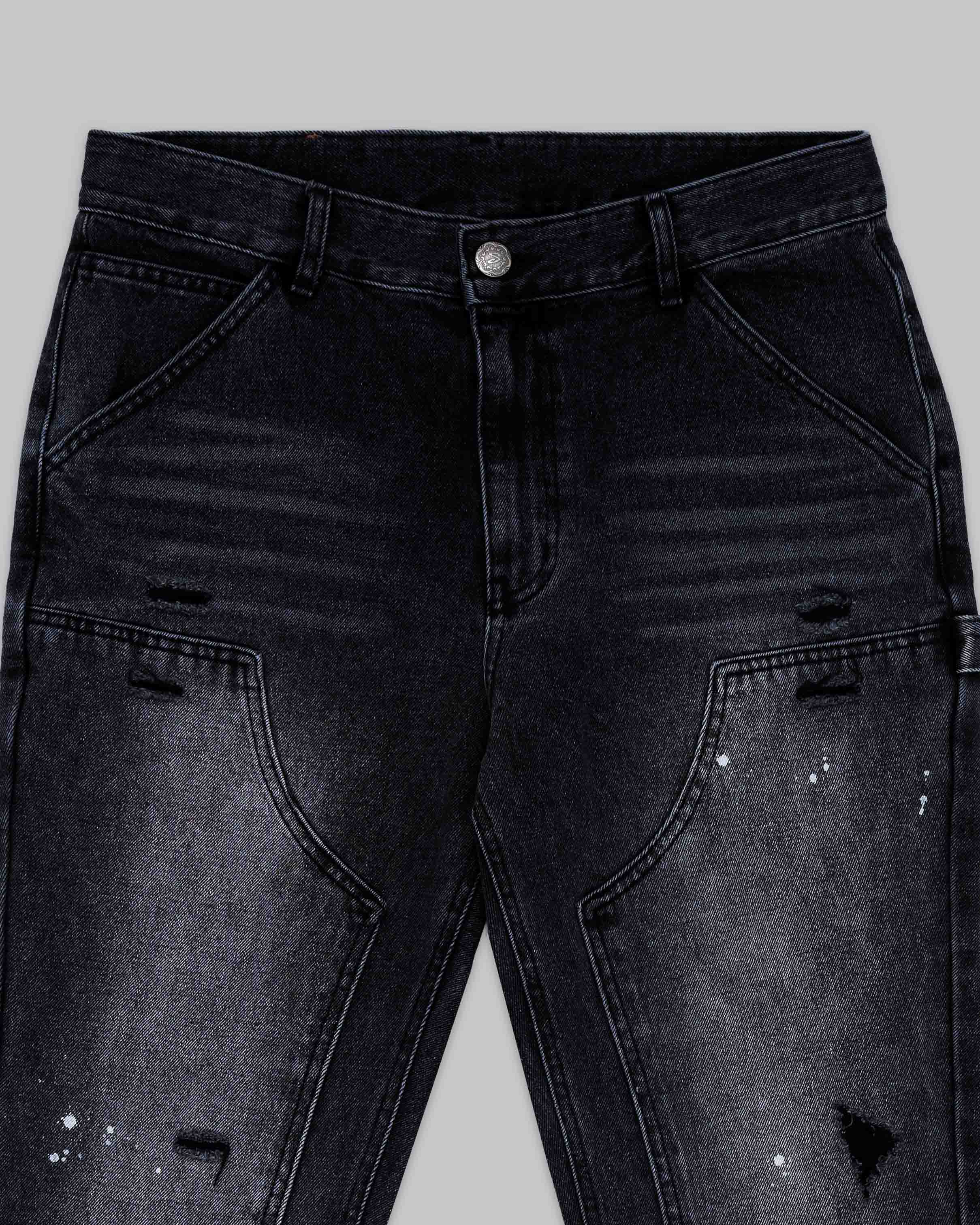 Double Knee Flared Denim - Image 8