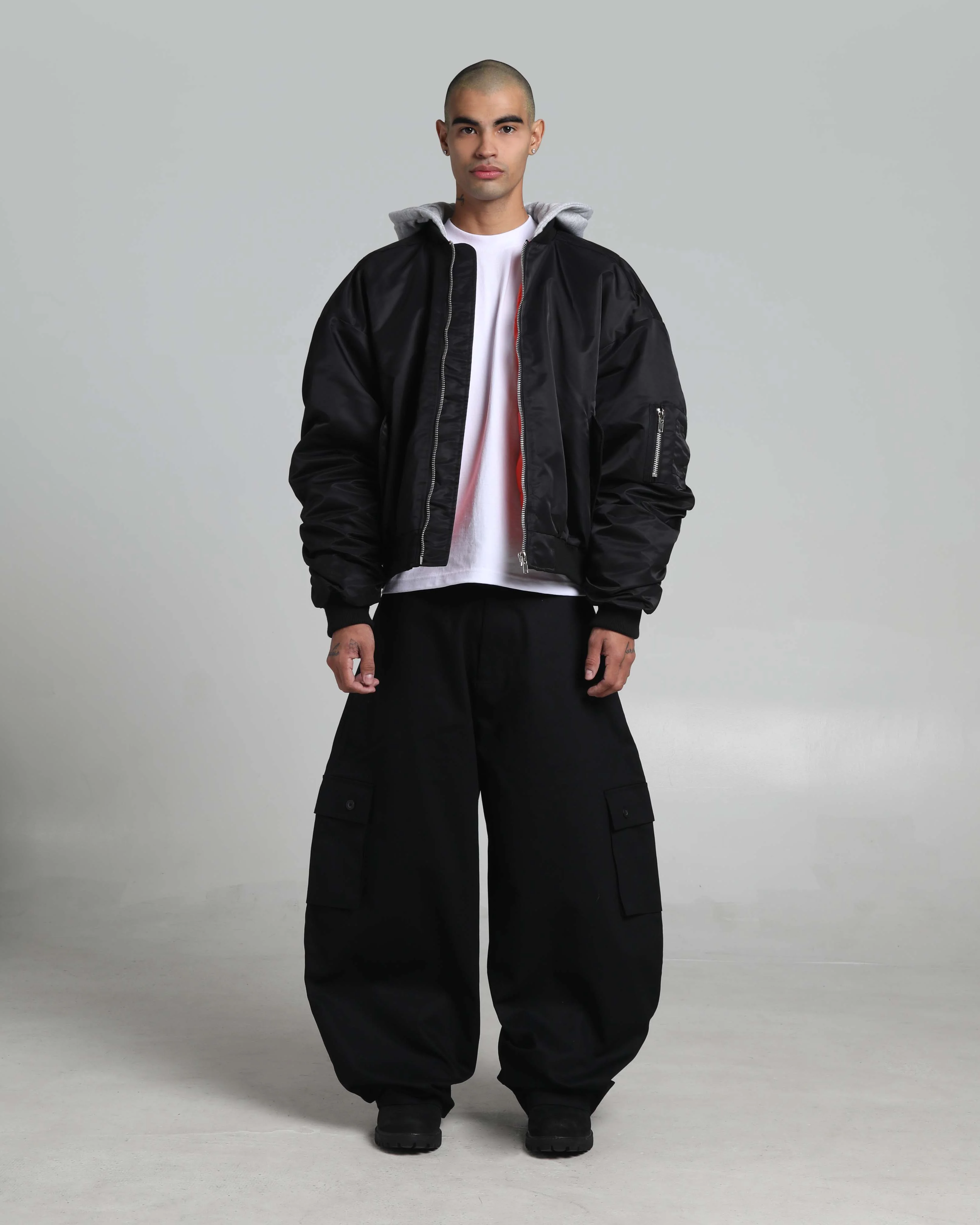 Drop Shoulder Bomber Jacket