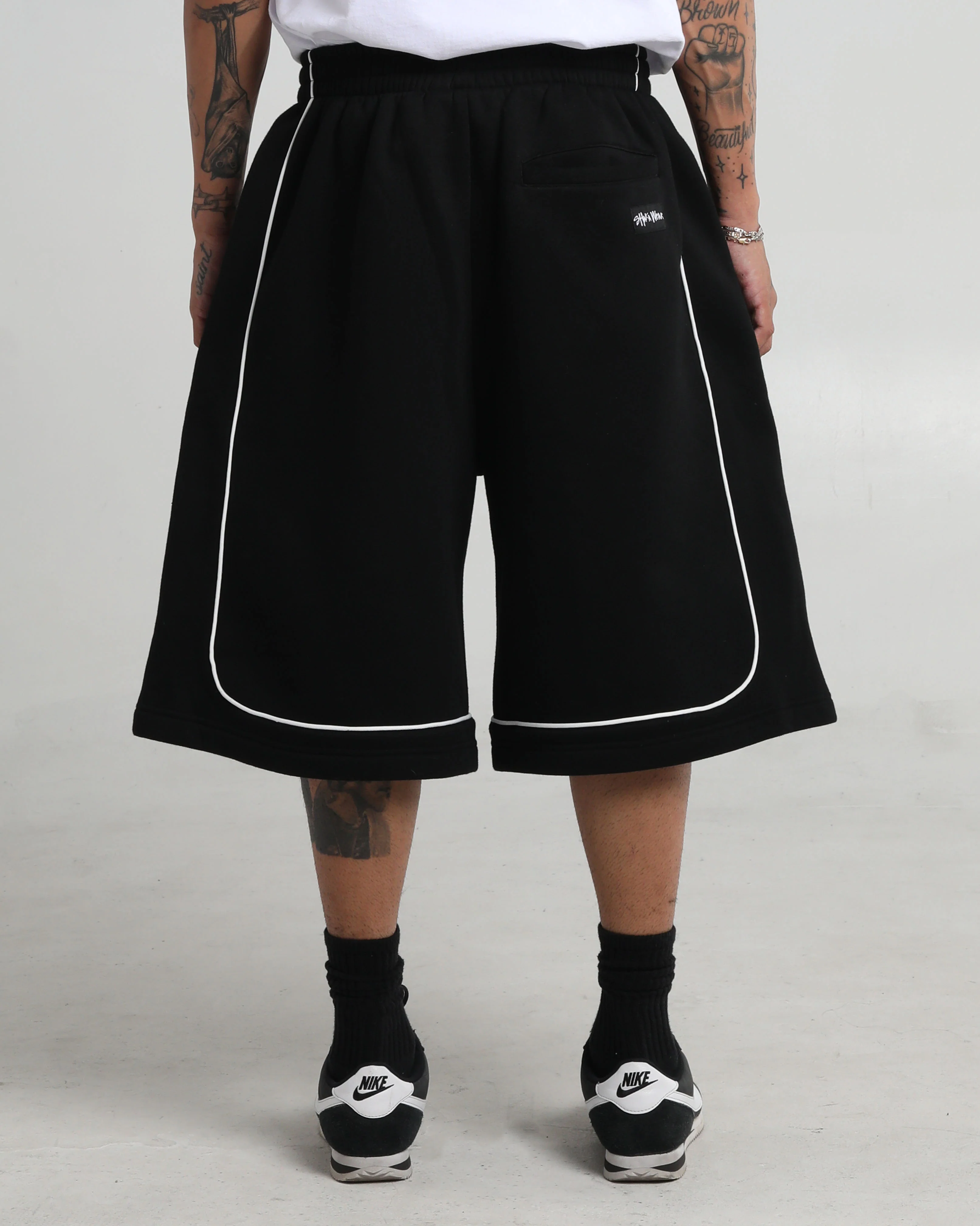 Baggy Fleece Basketball Shorts - Image 3
