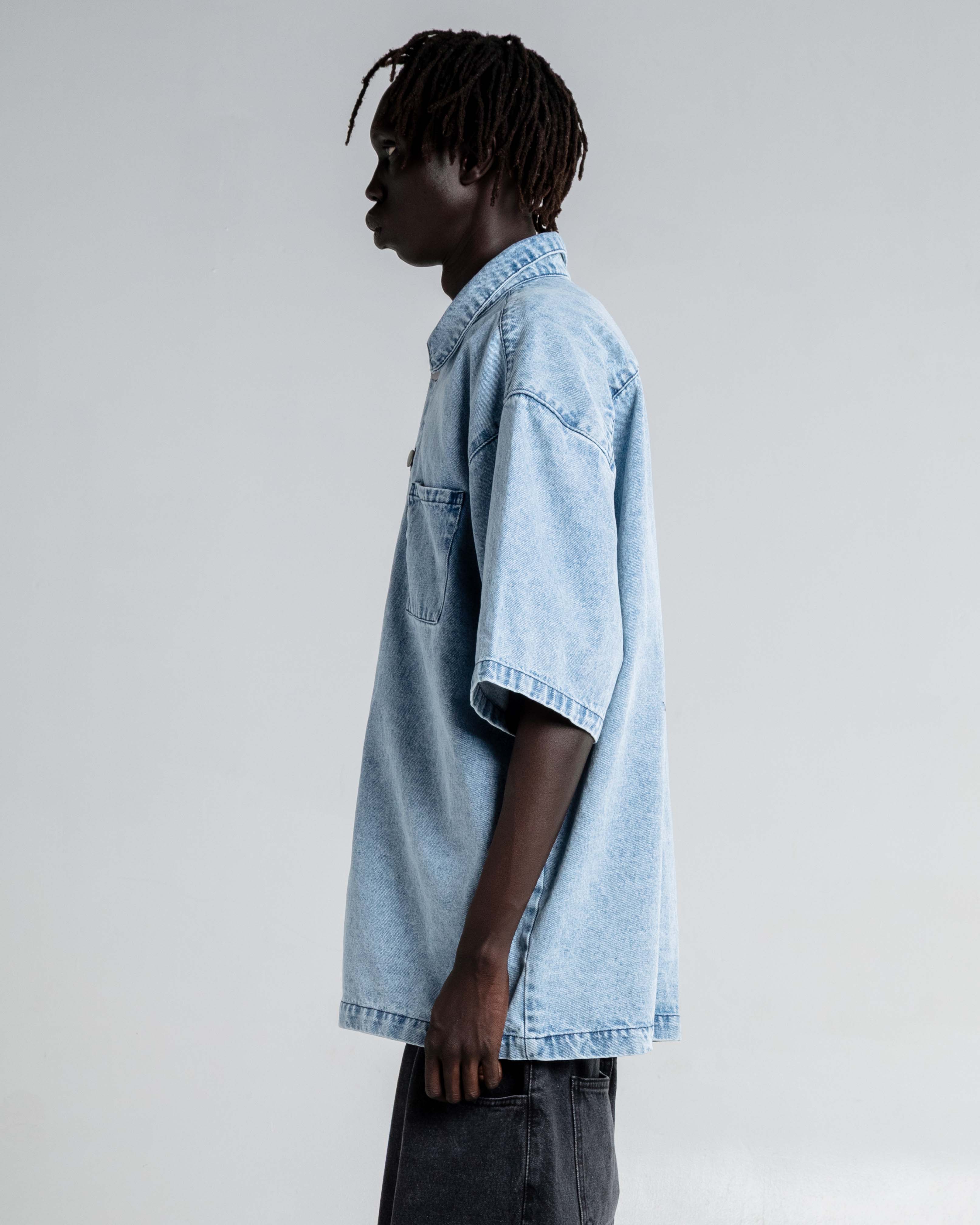 Squabble Denim Work Shirt - Image 4